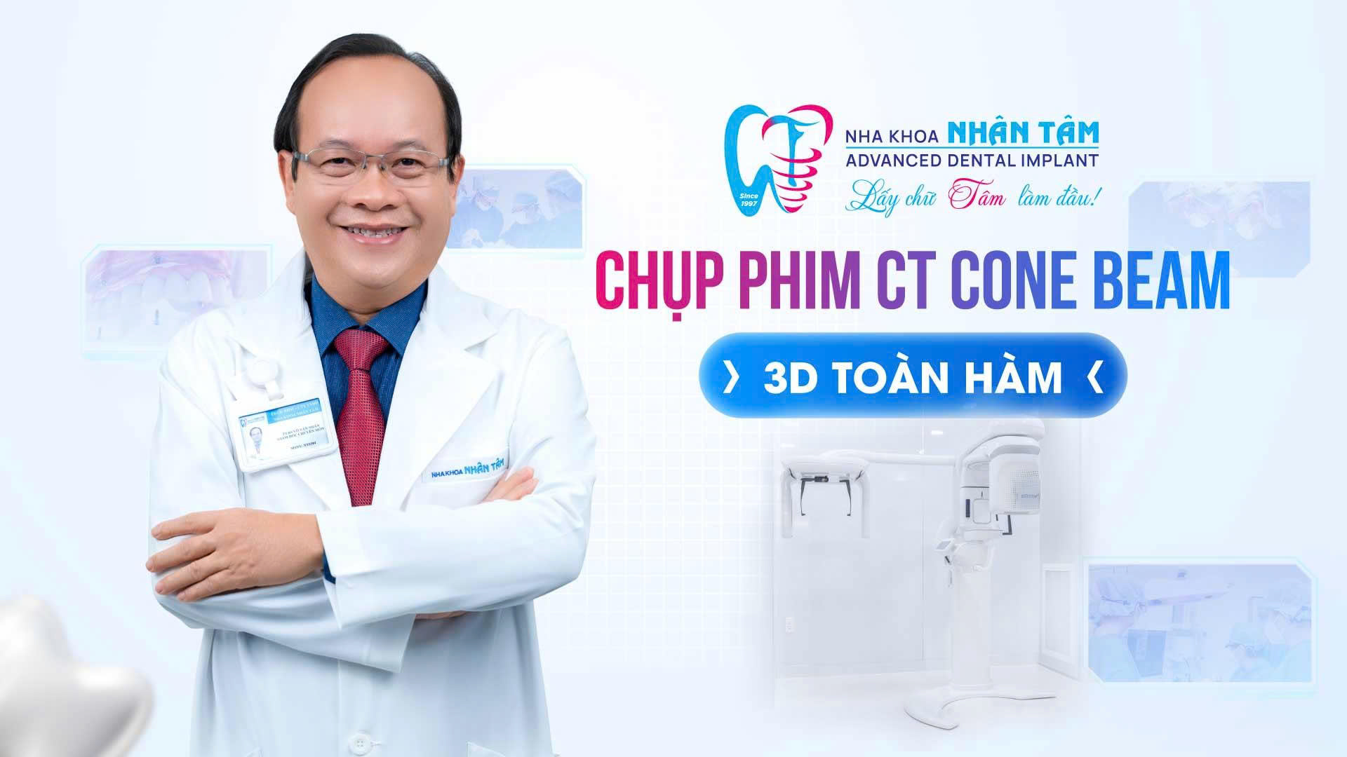 Hình: Chụp phim CT Cone Beam 3D toàn hàm