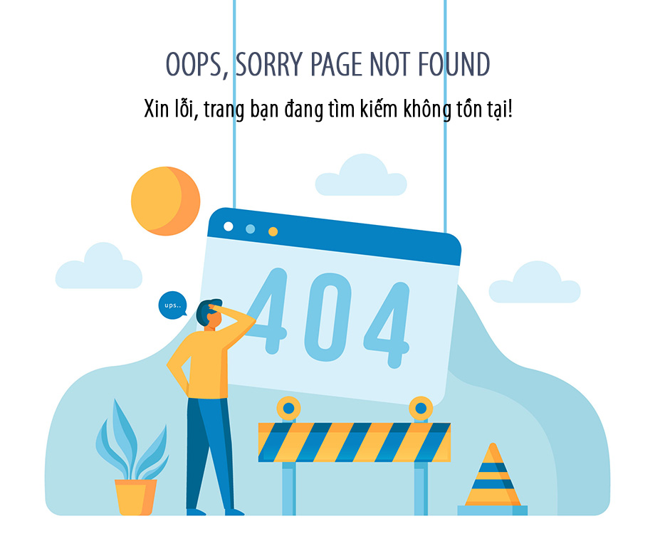 Error 404: Xin lỗi, trang bạn đang tìm kiếm không tồn tại!