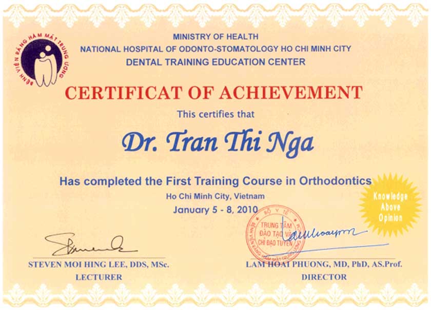 Bác sĩ Trần Thị Nga
