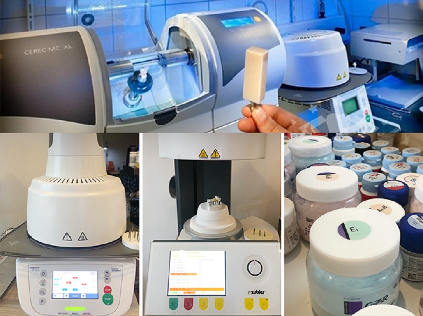 Hệ thống labo với nhiều máy móc công nghệ hiện đại tại Nha khoa Nhân Tâm