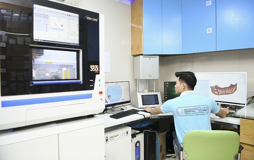 Ứng dụng công nghệ chế tác răng sứ tân tiến bậc nhất CAD/CAM tại Labo của Nha khoa Nhân Tâm