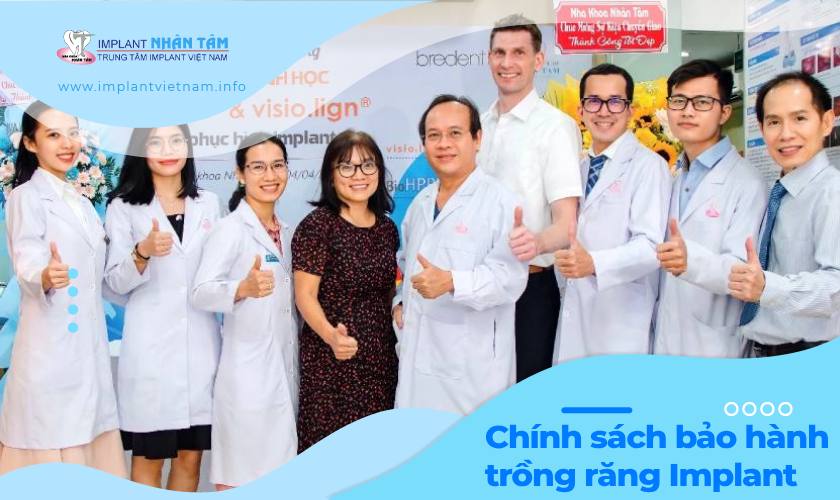 Bảo hành trồng răng Implant tại trung tâm Implant Việt Nam