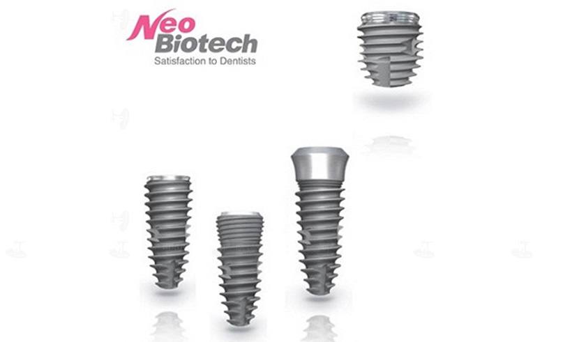 Trụ Implant Neo Biotech với công nghệ xử lý bề mặt S.L.A tiên tiến giúp hỗ trợ quá trình tích hợp xương