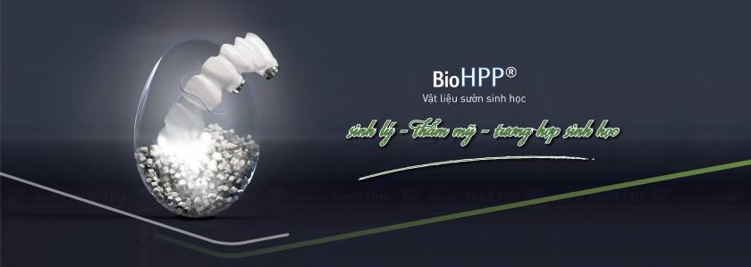 BioHPP là một loại vật liệu mới trong phục hình nha khoa được phát triển trên nền tảng chất liệu PEEK, được đánh giá cao về tính tương thích sinh học và có độ bền chắc vượt trội