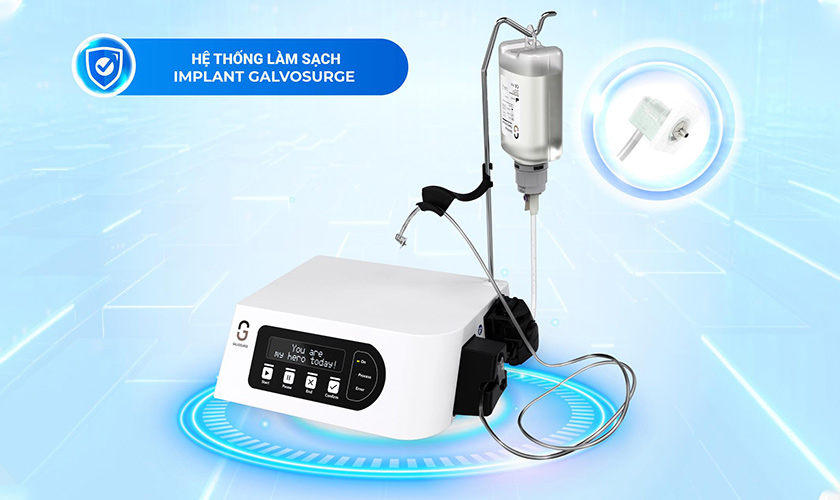 Công nghệ làm sạch bề mặt Implant Galvosurge