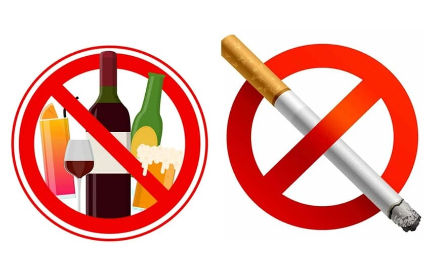 Không sử dụng bia rượu, thuốc lá trước, trong và sau khi cấy ghép