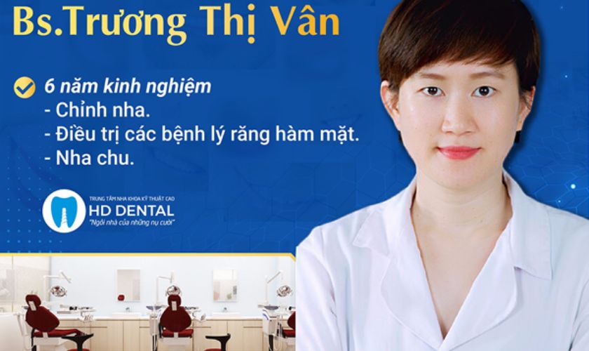 Bác sĩ Trương Thị Vân tại nha khoa H- Dental