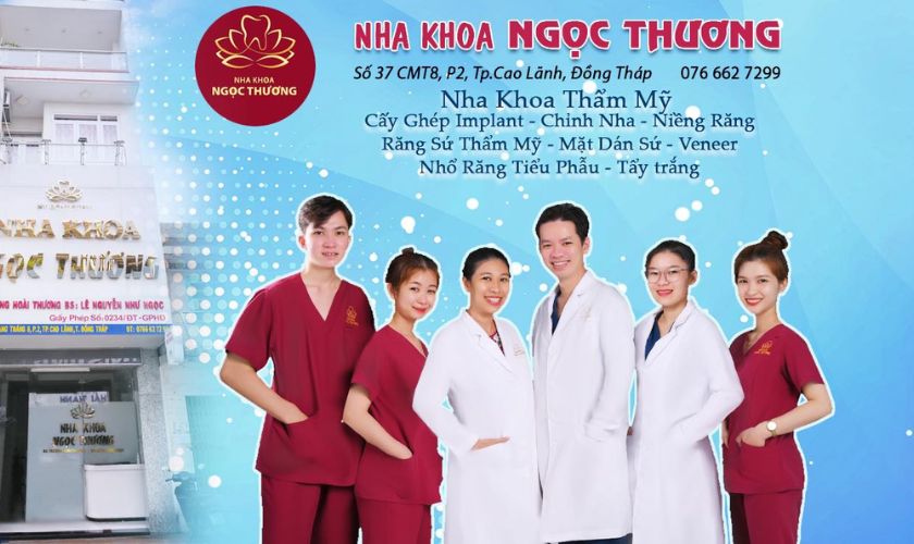 Nha khoa Ngọc Thương có đội ngũ bác sĩ có trình độ chuyên môn cao