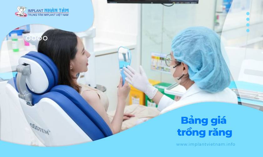 Bảng giá chi tiết các phương pháp trồng răng nha khoa Bảng giá chi tiết các phương pháp trồng răng nha khoa