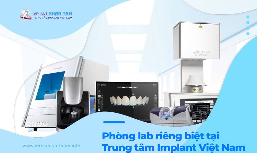 Hệ thống labo làm răng sứ độc quyền ngay tại trung tâm