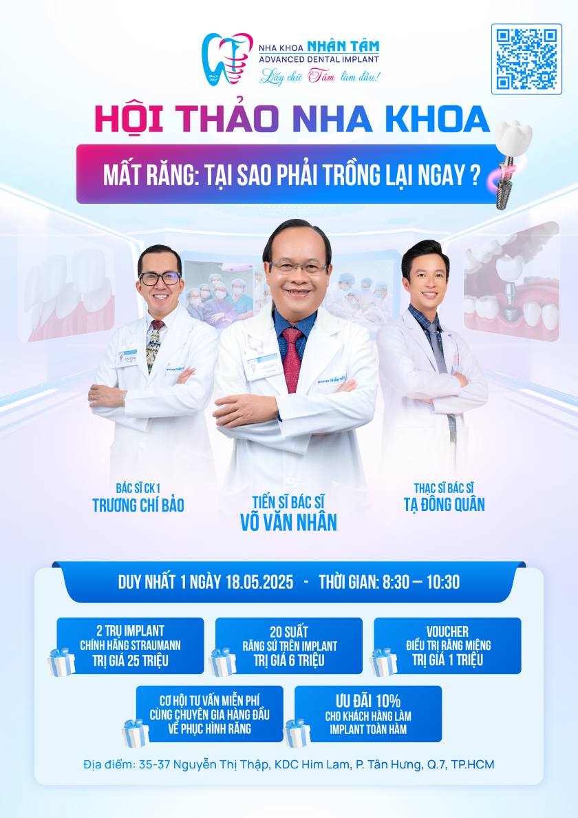 Workshop “Mất răng – Tại sao phải trồng lại ngay?” Workshop “Mất răng – Tại sao phải trồng lại ngay?”