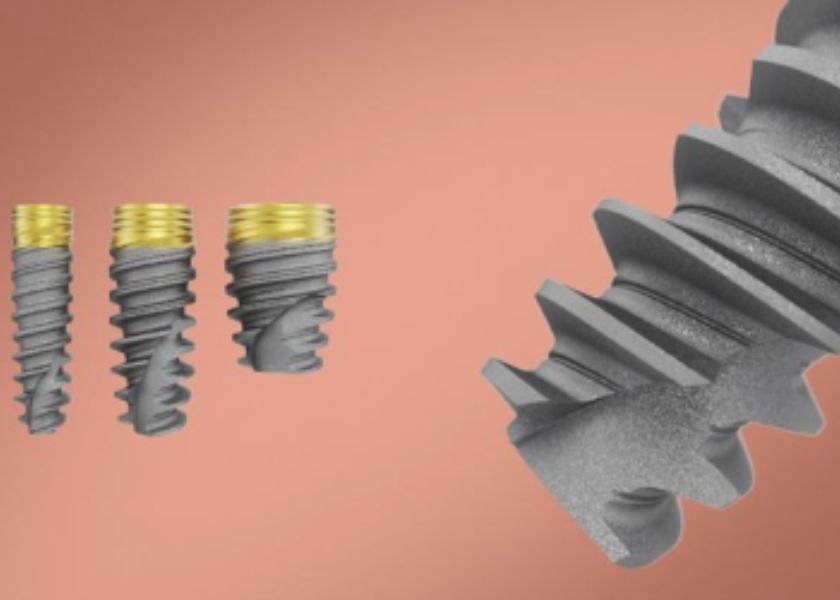 Trụ Implant Nobel Biocare Mỹ có thiết kế trụ hình nón, gia tăng quá trình tích hợp xương hàm với trụ