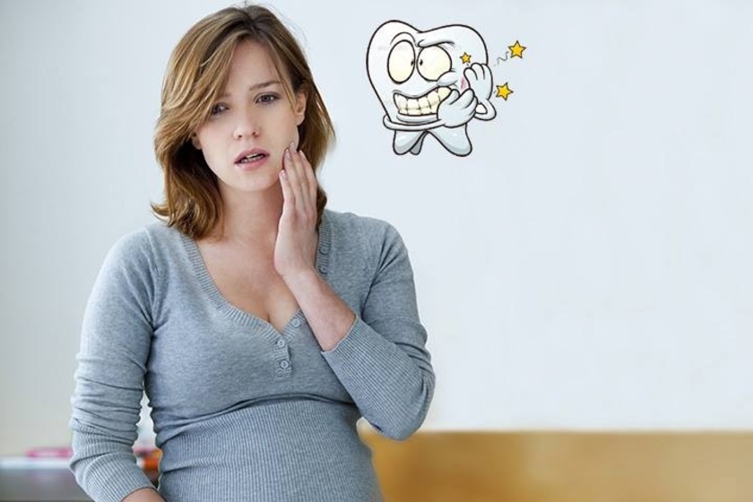 Phụ nữ mang thai thường dễ mắc bệnh răng miệng